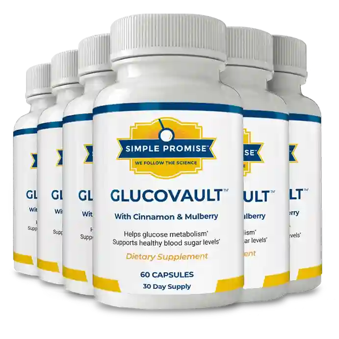 GlucoVault — 6 Bottle Package
